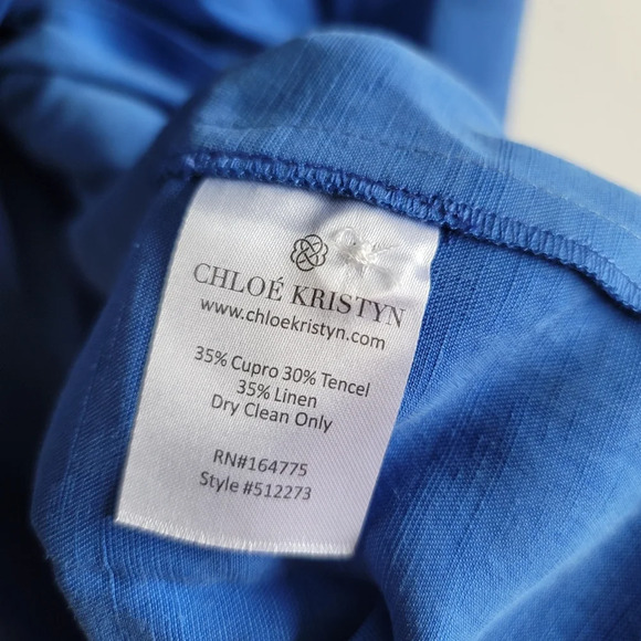 CHLOE KRISTYN,‎ Elizabeth Dress, Cobalt, Size Small - NWT - Picture 12 of 12